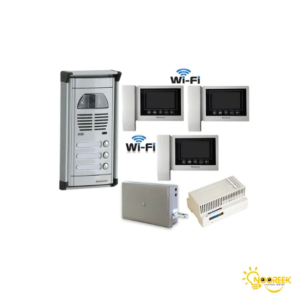 پکیج سه واحدی آیفون تصویری سیماران 43TKW مدل فوژان