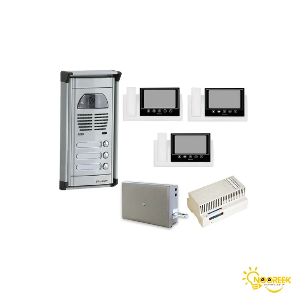 پکیج سه واحدی آیفون تصویری سیماران 72TK مدل فوژان