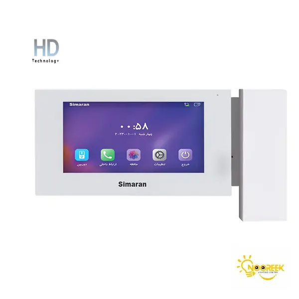 مانیتور آیفون تصویری HD سیماران مدل 76D